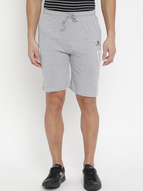 

V2 Value & Variety Men Grey Melange Shorts