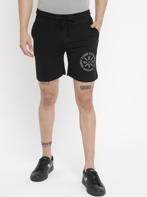 

V2 Value & Variety Men Black Printed Shorts