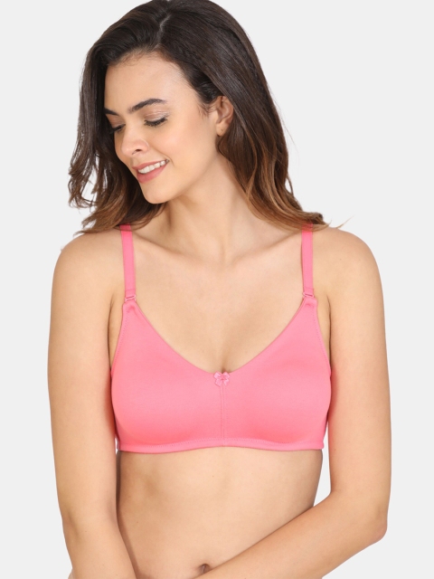 

Rosaline by Zivame Pink Non Padded Bra