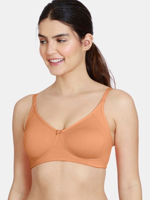 

Rosaline by Zivame Orange T-Shirt Bra