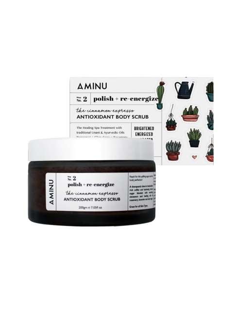 

AMINU Toning Antioxidant Body Scrub, Black