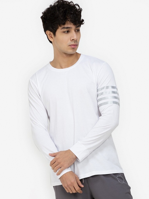 

ZALORA ACTIVE Men White Reflective Stripe Sweatshirt
