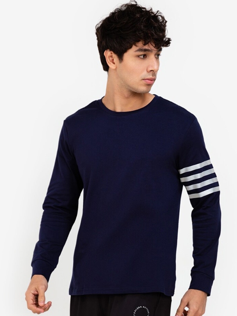 

ZALORA ACTIVE Men Navy Blue Sweatshirt