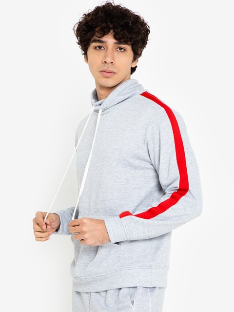 

ZALORA BASICS Men Grey Sweatshirt