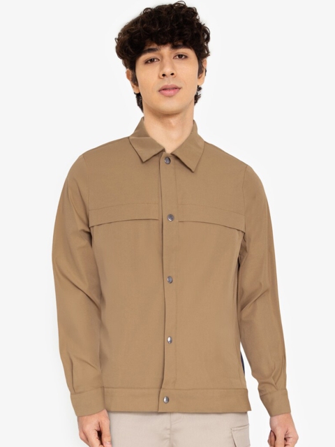 

ZALORA BASICS Men Brown Lightweight Tailored Jacket