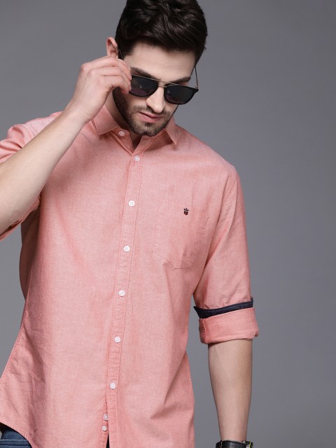 

Louis Philippe Jeans Men Red Slim Fit Formal Shirt