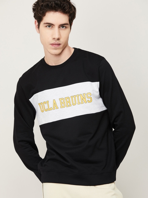 

UCLA Men Navy Blue Printed Sweatshirt