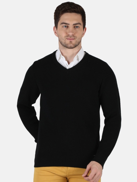 

Monte Carlo Men Black Woollen Pullover