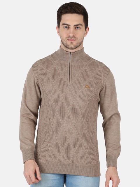 

Monte Carlo Men Grey Woollen Pullover