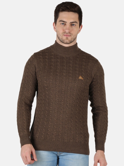 

Monte Carlo Men Brown Striped Pullover