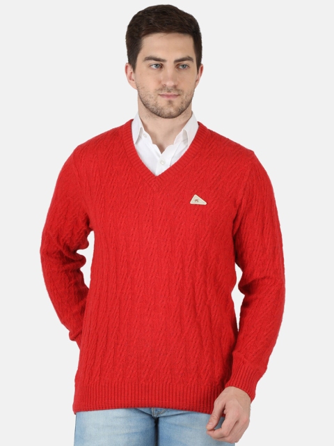 

Monte Carlo Men Red Woollen Pullover
