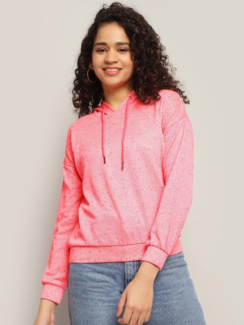 

Kappa Women Pink Hooded Sweatshirt