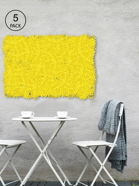 

Story@home Gardening Mats with artificial leaves, Yellow