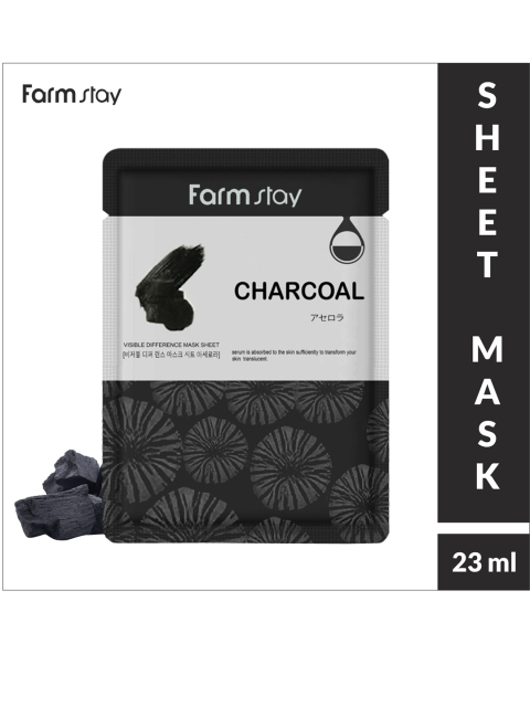 

Farmstay Visible Difference Sheet Mask - Charcoal, Black