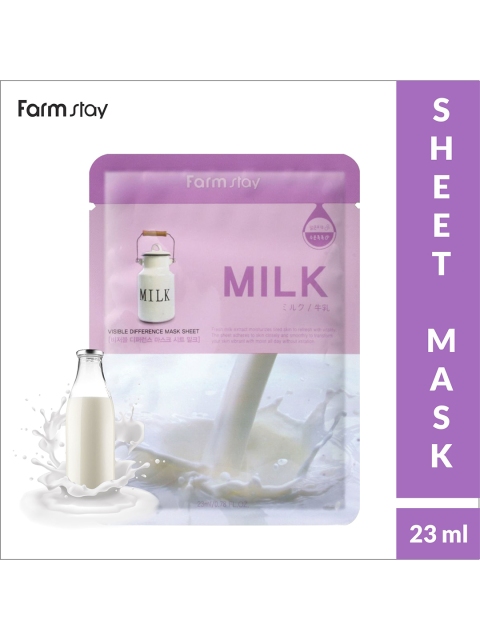 

Farmstay Milk Visible Difference Sheet Mask, Black