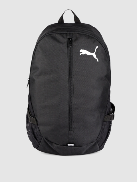 

Puma Unisex Black Solid Plus Dope Dye Backpack with Brand Logo Print Detail