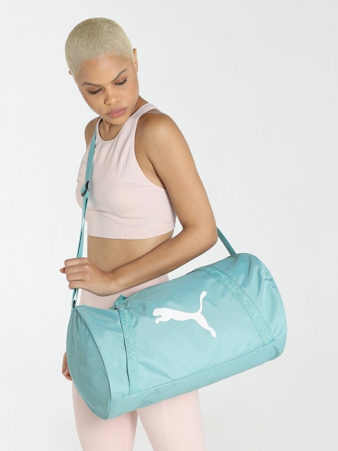 

Puma Women Blue Athletic Essential Duffel Bag