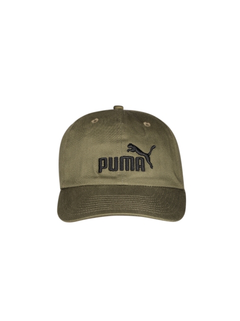 

Puma Unisex Green Embroidered Baseball Cap