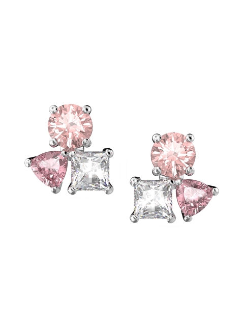 

SWAROVSKI Woman Pink Circular Studs Earrings