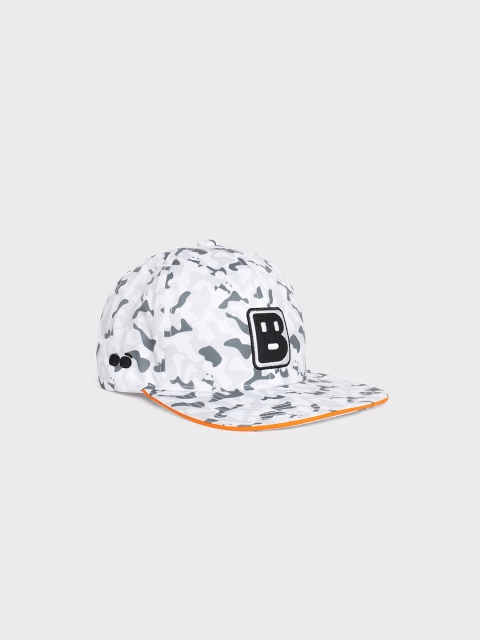 

Bewakoof Unisex White & Grey Printed Baseball Cap
