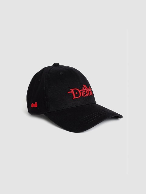 

Bewakoof Unisex Black & Red Embroidered Baseball Cap