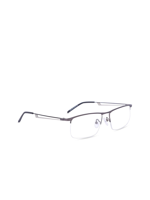

MARC LOUIS Unisex Black Half Rim Rectangle Frames ML8025-C4 FR-BLACK