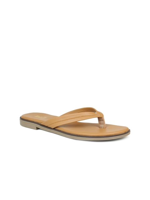 

Inc 5 Women Tan Brown Open Toe Flats
