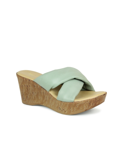 

Inc 5 Green Wedge Heels