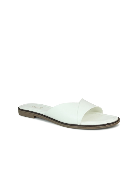 

Inc 5 Women White Open Toe Flats
