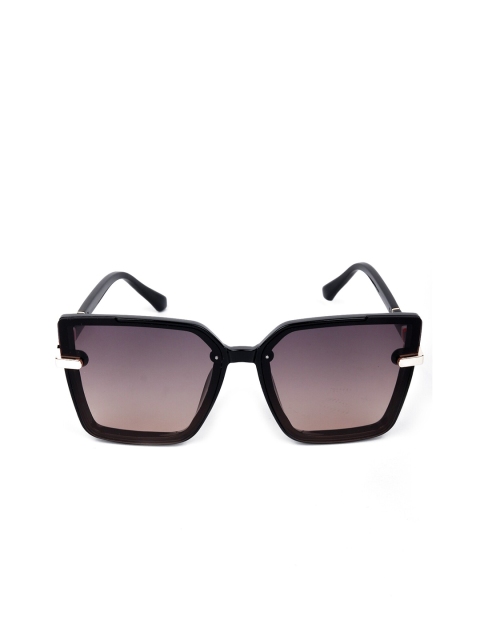 

ODETTE Women Purple Lens & Black Square Sunglasses with UV Protected Lens