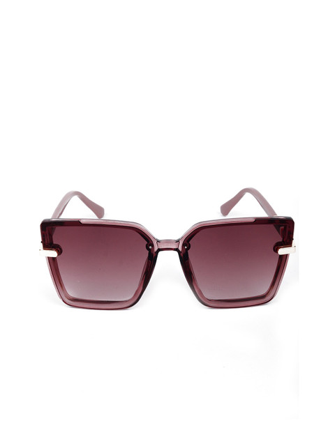 

ODETTE Women Mauve Lens & Purple Square Sunglasses with UV Protected Lens DIW243