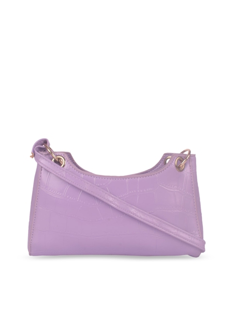 

Bagkok Purple PU Structured Handheld Bag