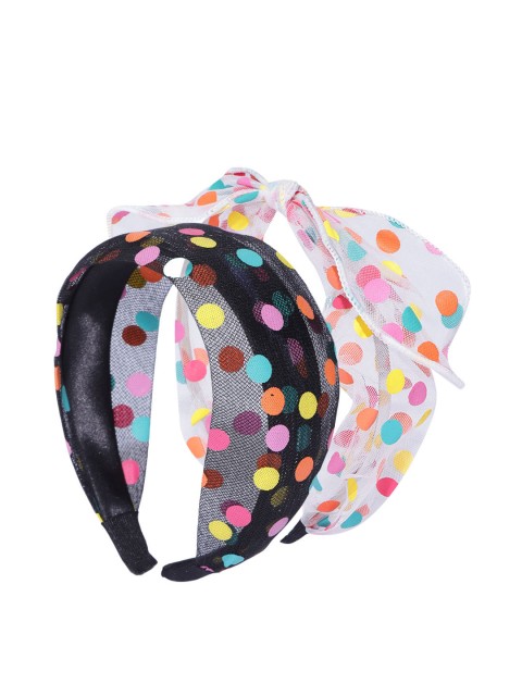 

Blueberry KIDS Girls Multicoloured Set of 2 Hairband, Multi
