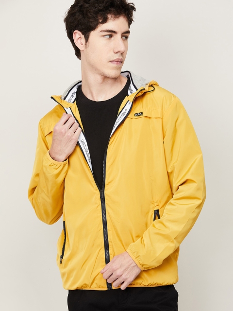 

UCLA Men Yellow Bomber with Embroidered Jacket