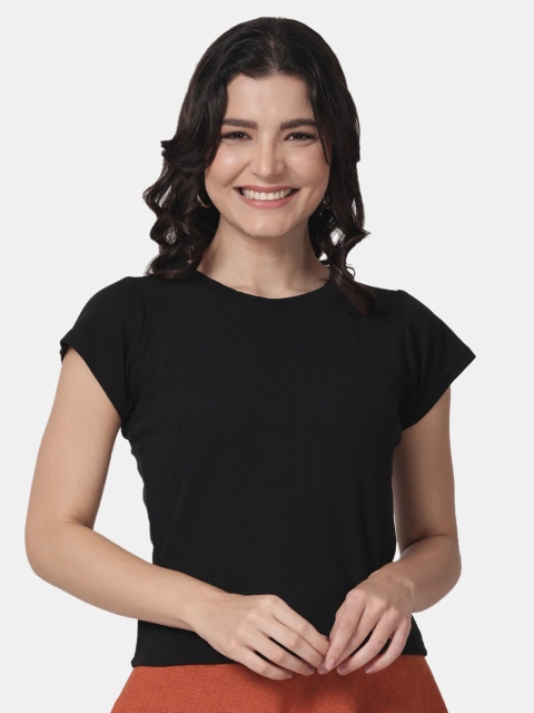 

Selvia Woman Black Scuba Top