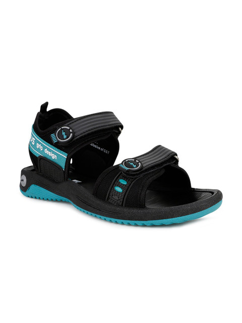 

Campus Unisex Kids Black & Blue Comfort Sandals