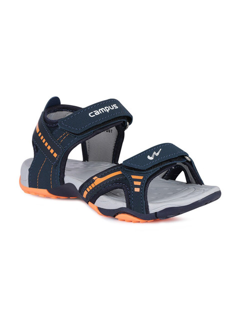 

Campus Kids Navy Blue & Orange Comfort Sandals