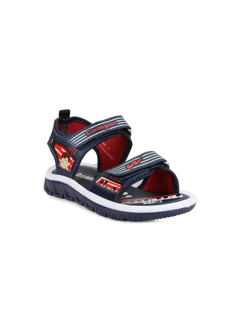 

Campus Unisex Kids Navy Blue & Red Comfort Sandals