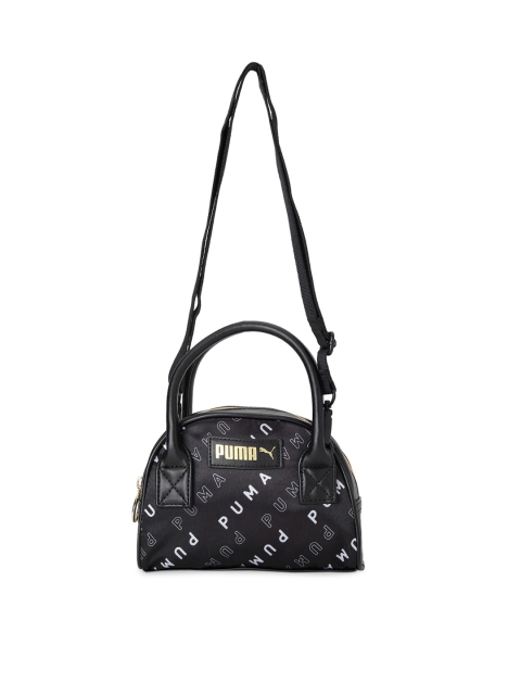 

Puma Black & White Printed Prime Classics Grip Bag