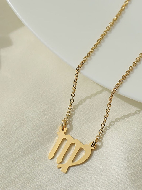 

Pipa Bella 18K Gold-Plated Virgo Zodiac Sign Necklace