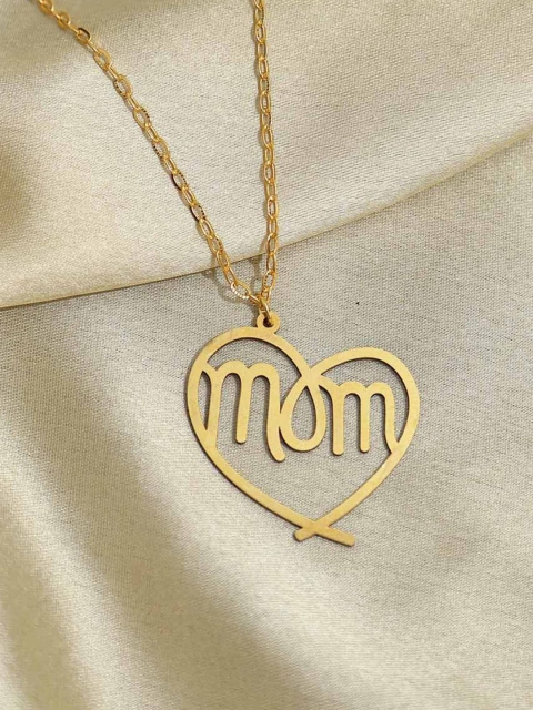

Pipa Bella Gold-Plated Mom Heart Pendant Necklace