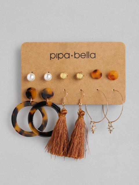 

Pipa Bella Multicoloured Contemporary Drop Earrings, Multi