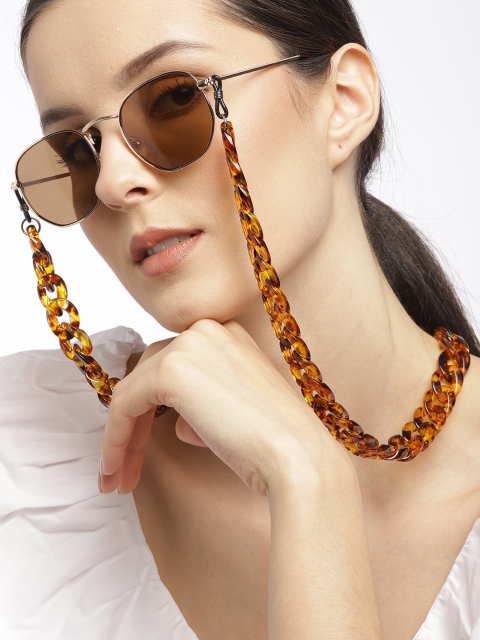 

Pipa Bella Women Chic Brown Ombre Mask & Sunglass Chains