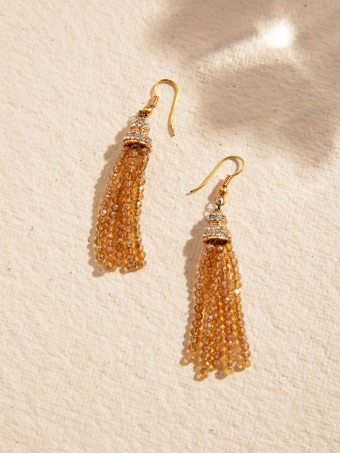 

Pipa Bella Gold-Toned Contemporary Drop Earrings