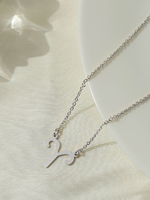 

Pipa Bella Silver-Plated Aries Zodiac Sign Necklace