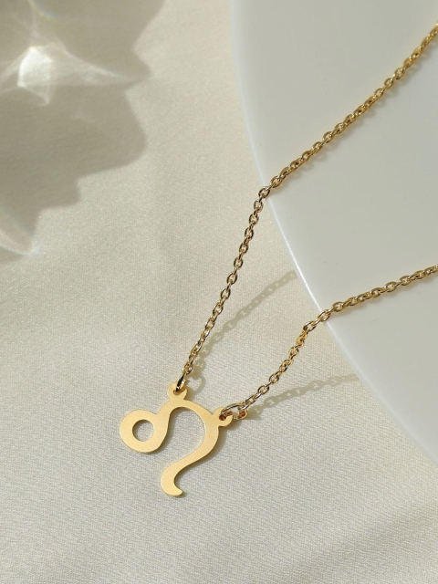 

Pipa Bella 18K Gold-Plated Leo Zodiac Sign Necklace