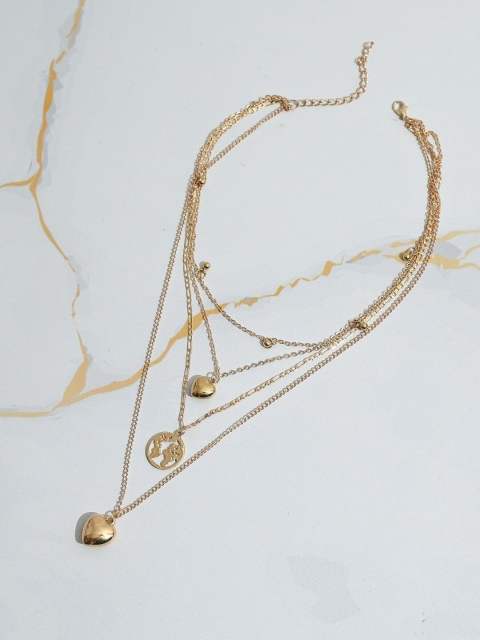 

Pipa Bella Gold-Toned 4 Layered Pendant Necklace