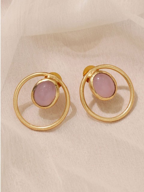 

Pipa Bella Gold-Toned Geometric Drop Earrings