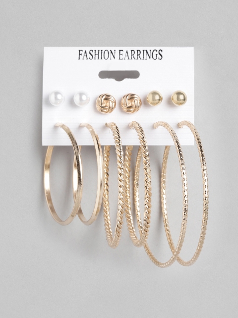 

Pipa Bella Set of 6 Gold-Plated Earrings