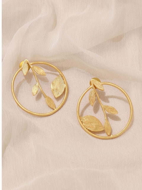 

Pipa Bella Gold-Toned Circular Hoop Earrings